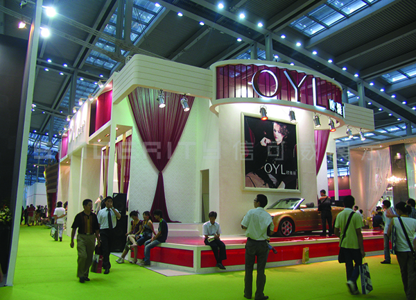 歐雅麗展臺(tái)設(shè)計(jì)現(xiàn)場圖