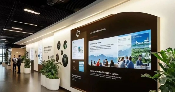 形象墻成為傳遞企業魅力的超級媒介！