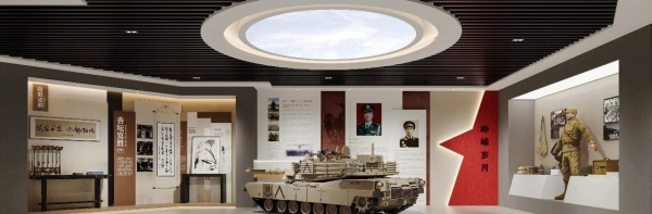 紅色主題展廳設(shè)計