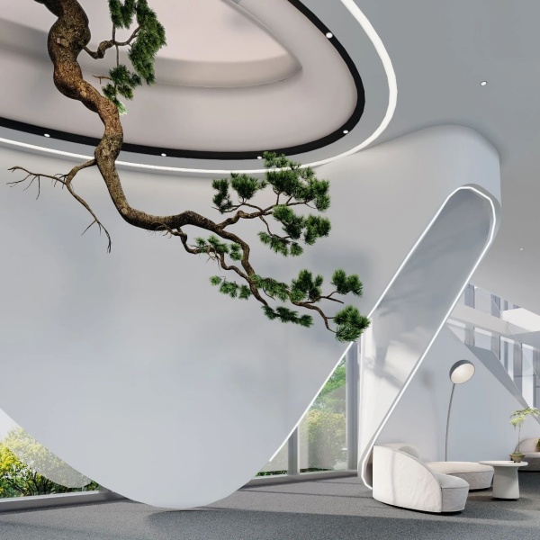 安得智聯(lián)辦公樓中庭展廳設(shè)計