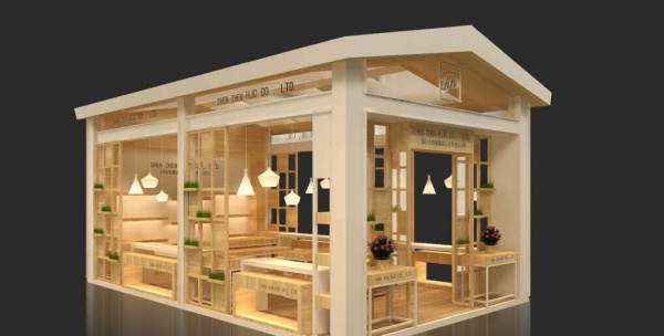 展廳設(shè)計(jì)以自然為韻，打造溫馨質(zhì)感空間